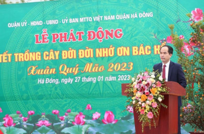 Quận Hà Đông phát động Tết trồng cây Xuân Quý Mão 2023