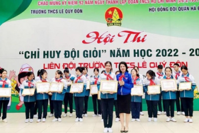 Hội thi Chỉ huy Đội giỏi năm học 2022 - 2023.