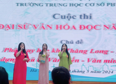 TRƯỜNG THCS PHÚ LA THAM GIA CHUNG KHẢO CUỘC THI ĐẠI SỨ VĂN HÓA ĐỌC NĂM 2024