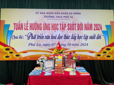 THCS Phú La tổ chức tuần lễ hưởng ứng học tập suốt đời năm 2024.